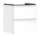 Hansgrohe-HG-Xelu-Q-Waschtischunterschrank-Weiss-Hochglanz-580-475-mit-2-Schubkaesten-fuer-Waschtisch-Mattweiss-54023700 gallery number 1